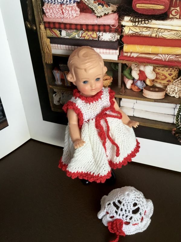 白いニットドレス LISSI リジードール ドイツ リジーちゃん - SNAP