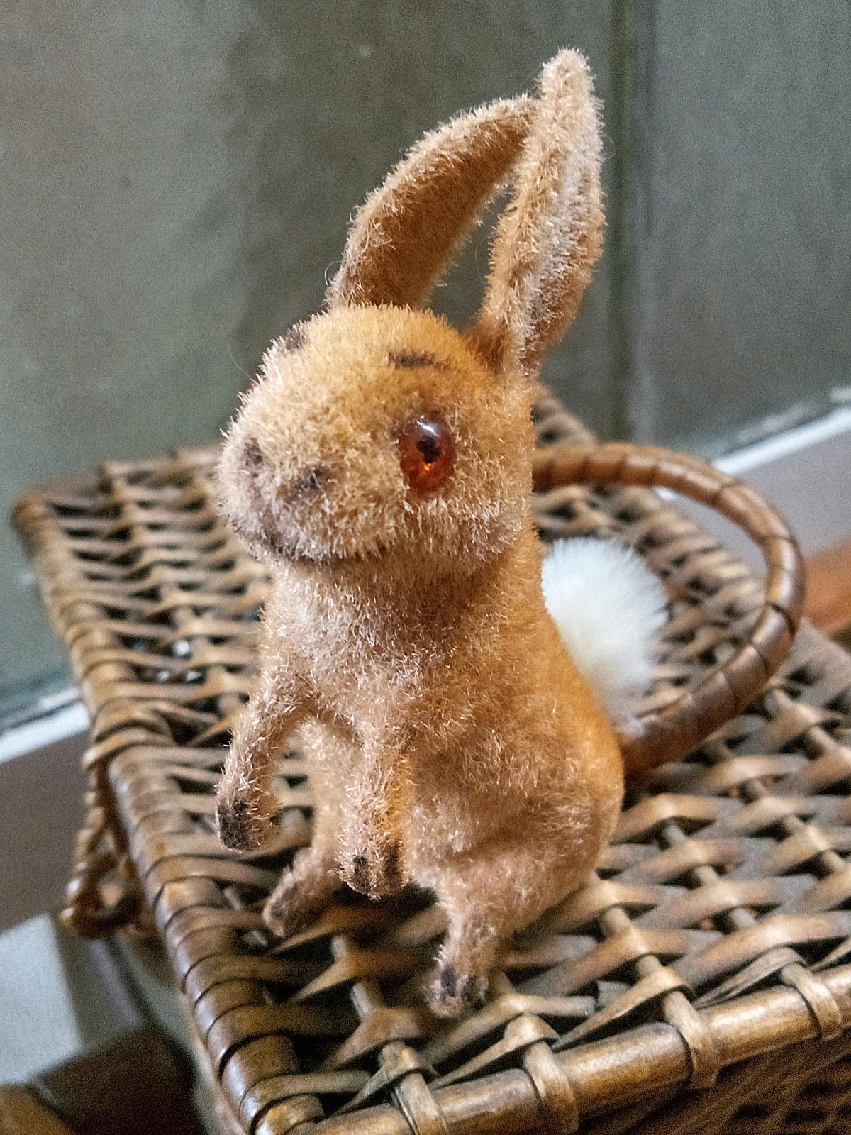 アンティーク うさぎ Kunstlerschutz ワグナー 西ドイツ 野うさぎ