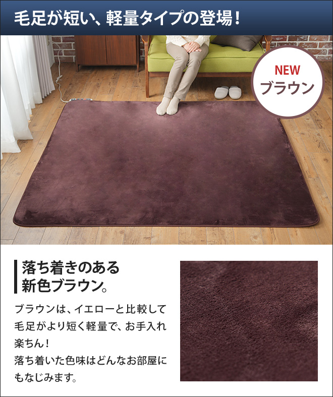 電気ホットカーペット 電磁波カット 2畳用 カバー付 | セレクト