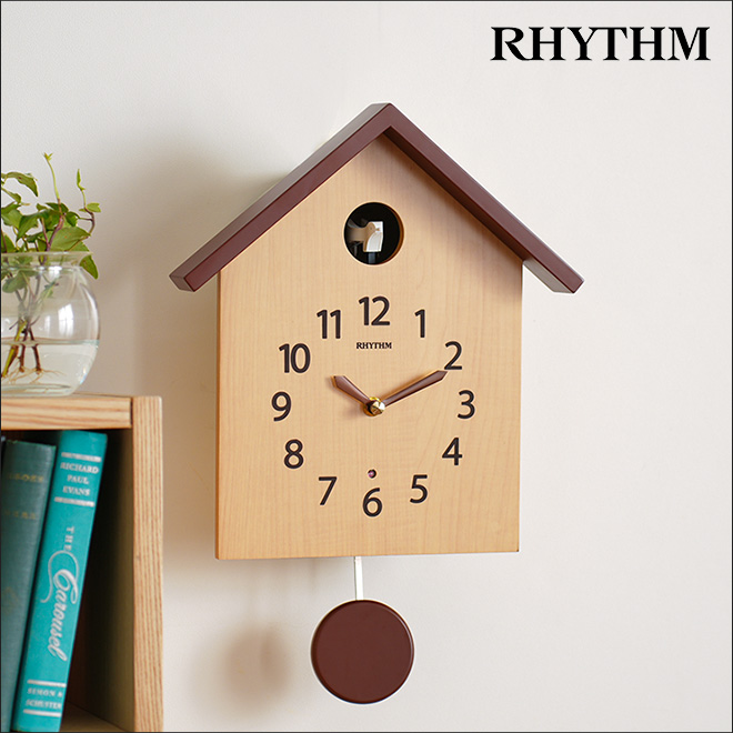 リズム カッコー時計 カッコースタイル145 4MJ441NC06 鳩時計 ハト時計