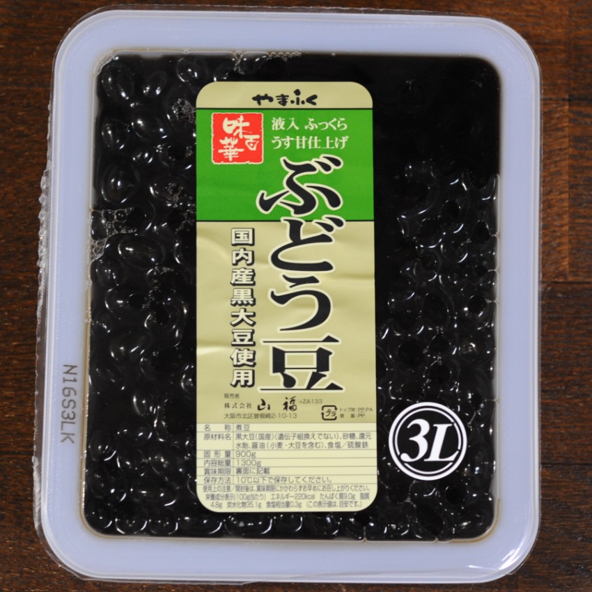 セレクトフーズ通販本店 / ぶどう豆（黒豆煮）3L 大粒丹波種黒大豆