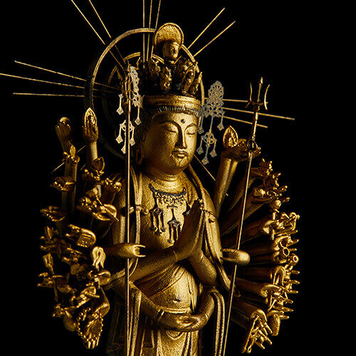 TanaCOCORO[掌] 千手観音～慶派～ | 仏像フィギュアのイスムウェブショップ