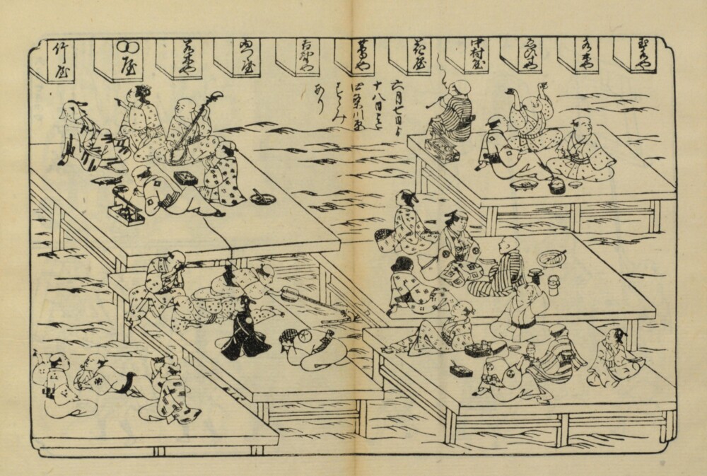 鴨川の納涼床の歴史｜京都の夏の風物詩のはじまりと祇園祭との関係