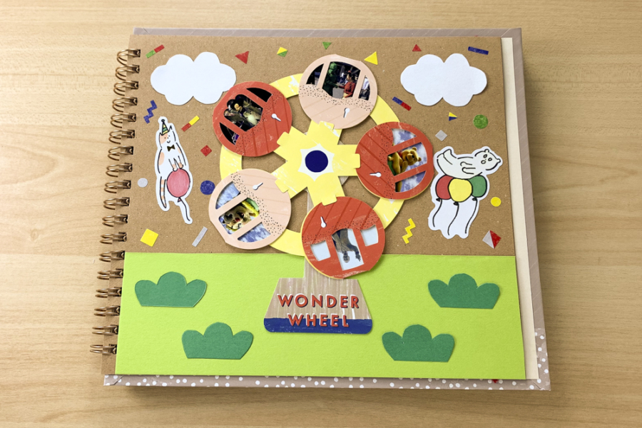 遊園地で遊んだ思い出にぴったり！観覧車の仕掛けアルバム 手作り