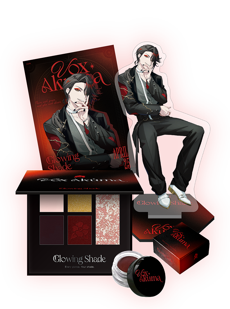 SPcollect × NIJISANJI EN コスメ企画「Glowing Shade」特設ページ