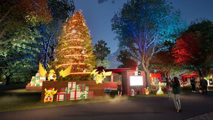 クリスマス仕様のポケモンたちがお出迎え！『Christmas Market in 横浜