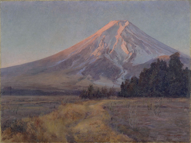 富岳」 曲子光男 富士山 絵画 日本画 【公式通販】