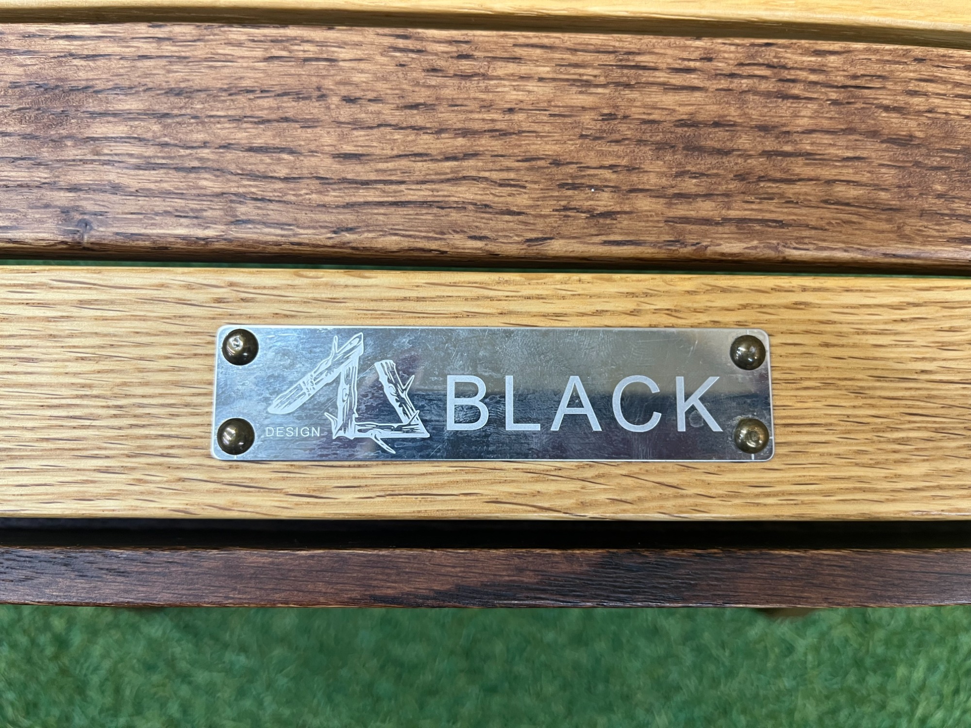 ブラックデザイン ハレテーブル アイアンプレート×2 BLACK DESIGN ハレ