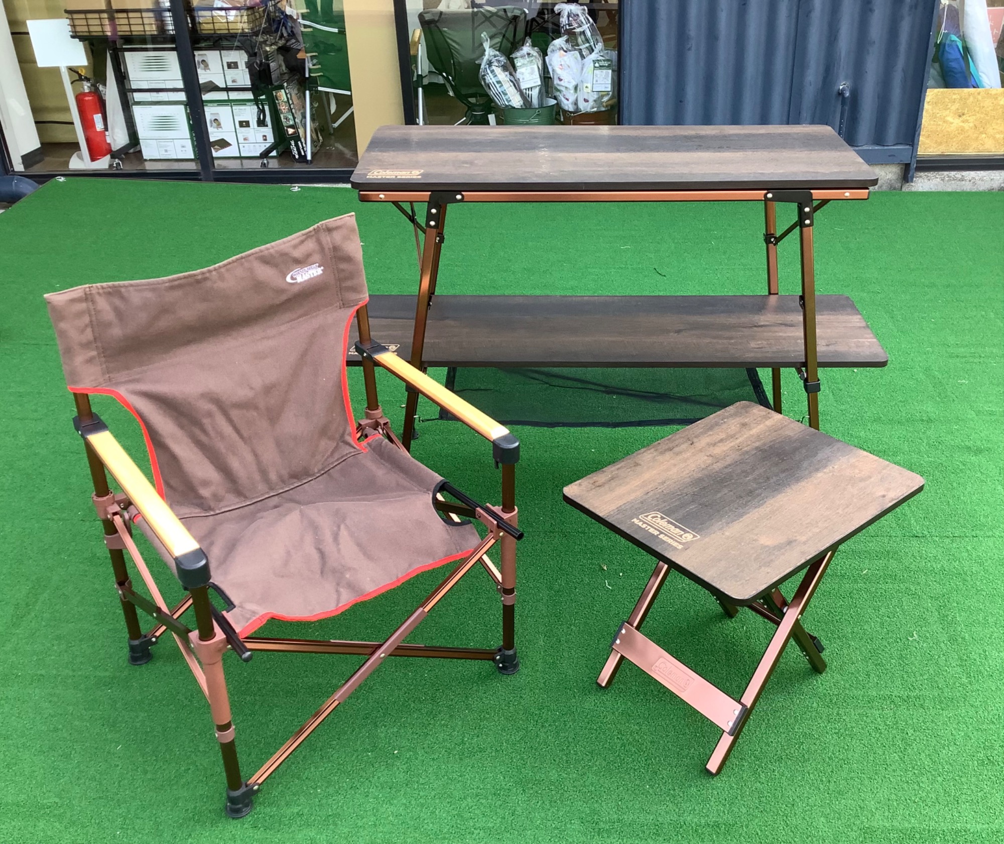 コールマン マスターシリーズ バタフライマルチシェルフ コールマンの