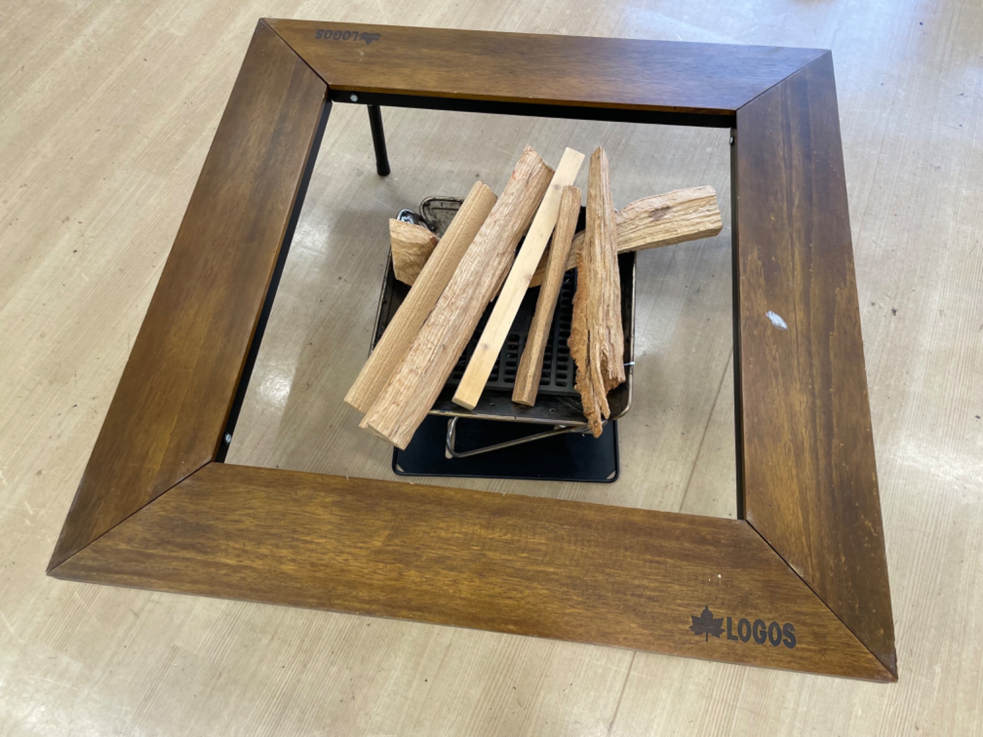 ロゴス(LOGOS) テーブル ウッド囲炉裏テーブル EVO 木製