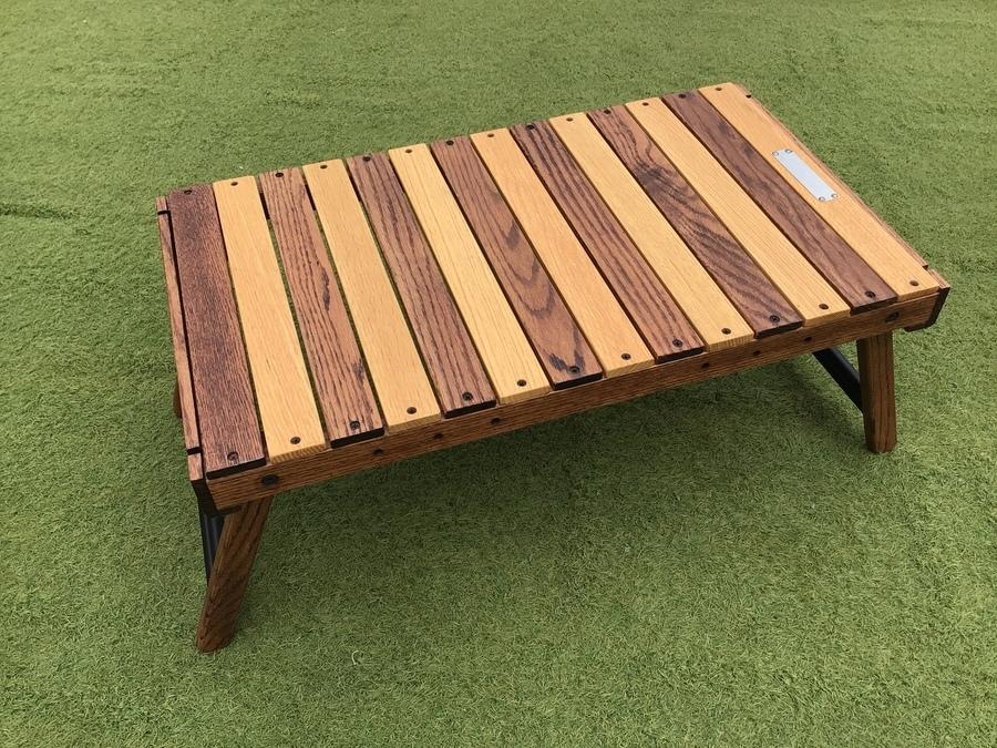 ブラックデザイン ハレテーブル DEVISE WORKSアイアンプレート付き