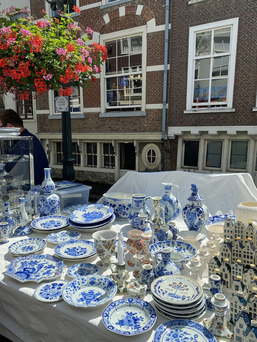 デルフトのアンティークマーケット | スペインタイルアート工房 Blog