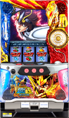 三洋』パチスロ 聖闘士星矢 海皇覚醒【コイン不要機セット】 中古