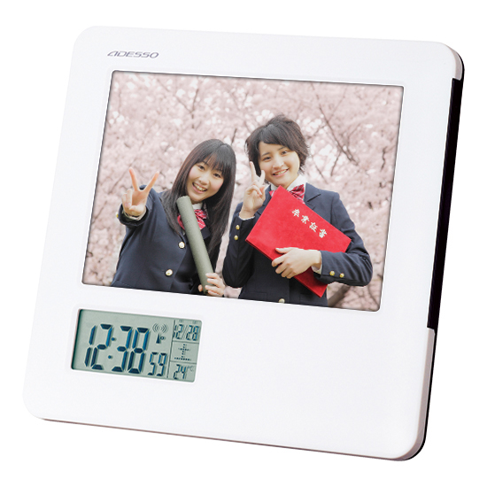 フォトフレーム電波時計 No.20 ｜ 記念品、ノベルティ、景品館
