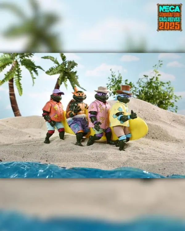 Teenage Mutant Ninja Turtles Bodacious Beach Bros. SDCC exclusive