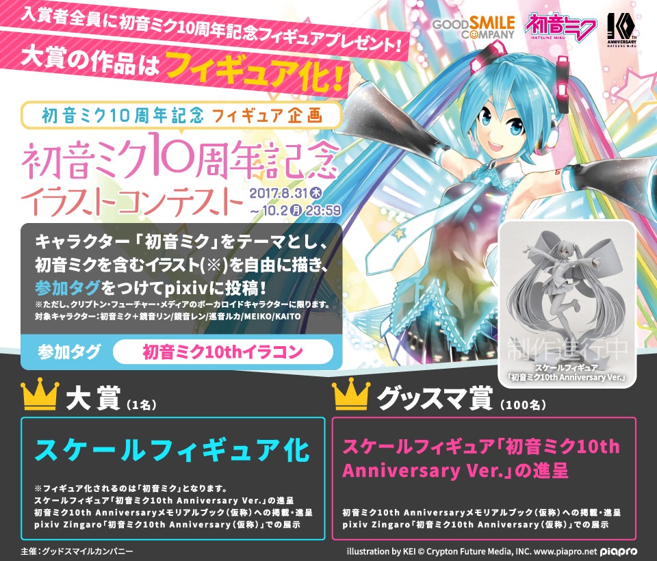 初音ミク10周年×グッドスマイルカンパニー特設サイト
