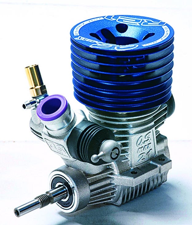 OS Engines MAX-R21 .21 Size Engine, 1/8 On Road Club Spec 1B900