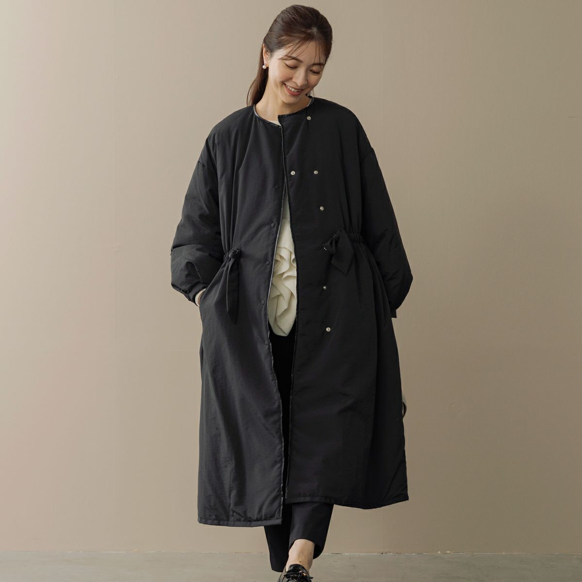 ソーノ コート マシュマロコート-HUMMING S244JV033 ネイビー