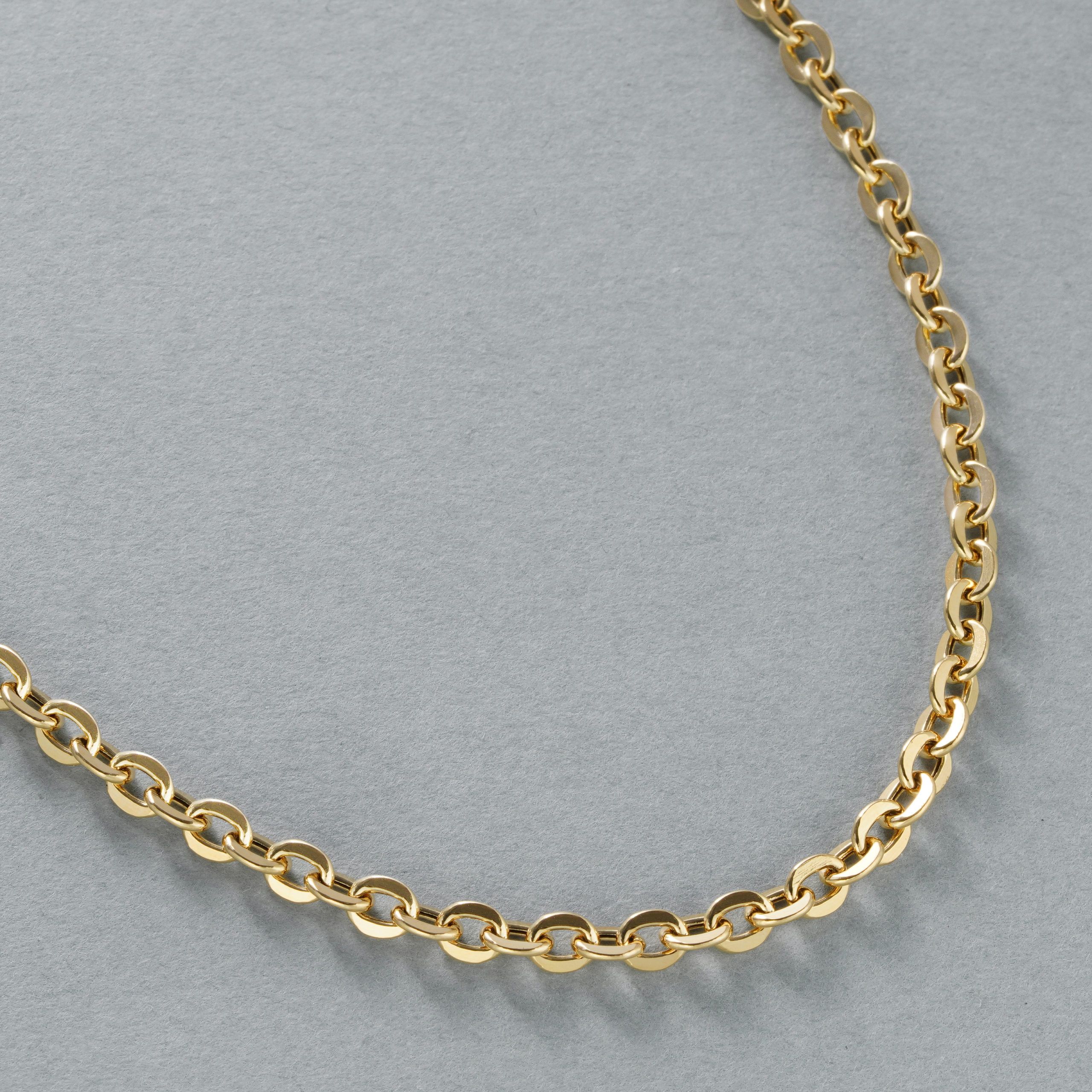 K18 18金 O リンク チェーン ネックレス 4mm幅 50cm | SPERANZA