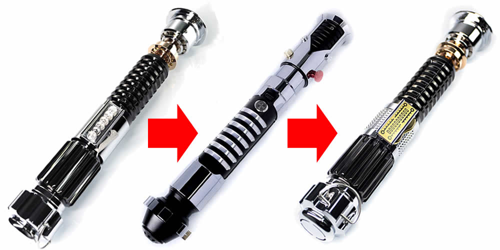 スターウォーズ】ライトセーバー オビワン 風 ルーク OBI-WAN MODEL