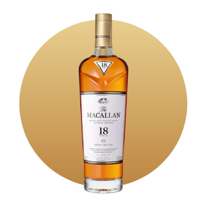 SHARE a The Macallan 18 Year Sherry Oak Single Malt Scotch Whisky