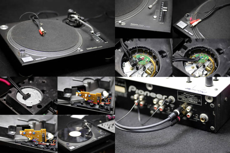 Technics SL1200 mk5 - ケーブル交換、LED交換、メンテナンス