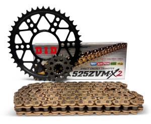 KAWASAKI ZX 10R (16-20) SUPERLITE Steel Sprockets & 525 Chain Kit