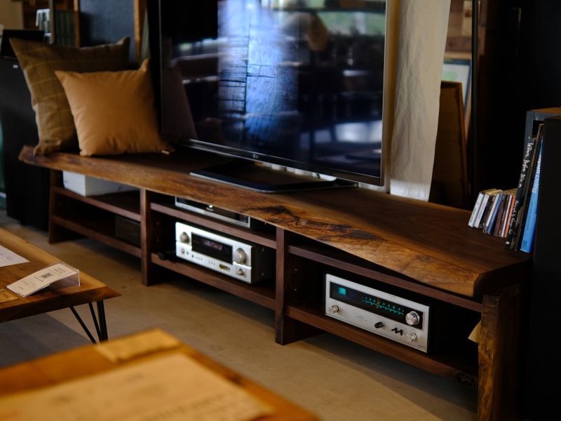 ≪SOLDOUT≫【無垢一枚板 ウォールナット/総無垢/テレビボード/W2460