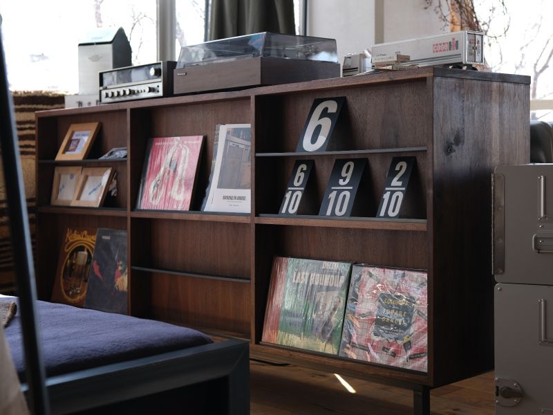 ≪シェルフ≫【レコードラック/recordrack/W2000/2type】 | SQUARE