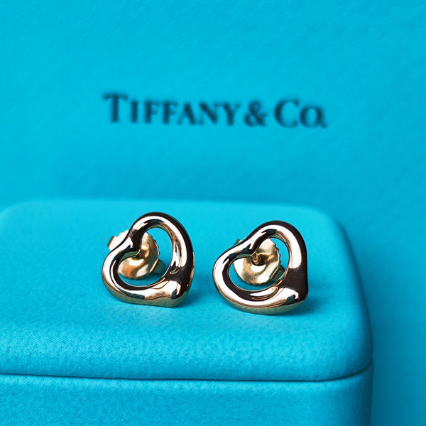 TIFFANY &Co ティファニー オープンハート 18金PG ピアス – Mico宝飾店