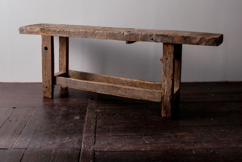 stoop | Antique Primitive Work Table