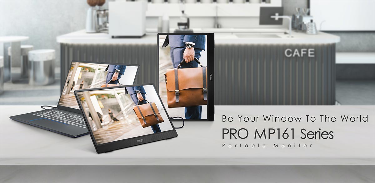 PRO MP161 | Portable & Ultra-slim Business Monitor 15.6 inch | MSI