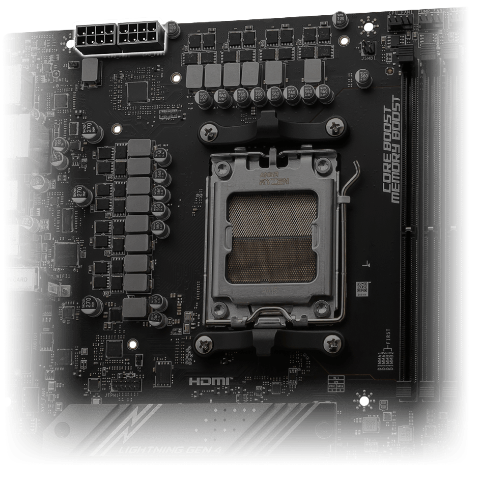 MSI B650 GAMING PLUS WIFI, ATX - AMD Ryzen 7000 - 12+2 Phases