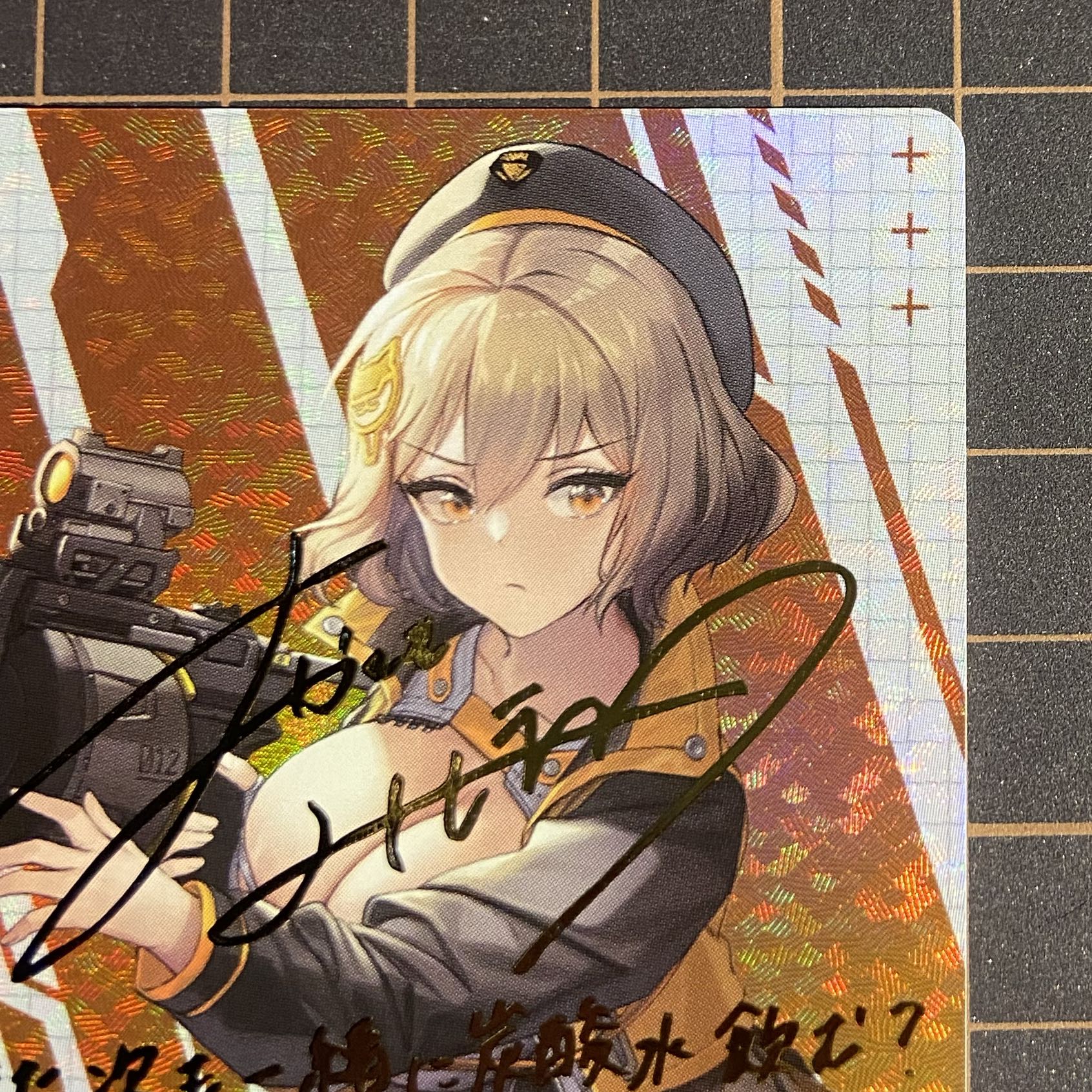 勝利の女神NIKKE DUEL ENCOUNTER ティア 箔押しサインカード 勝利の