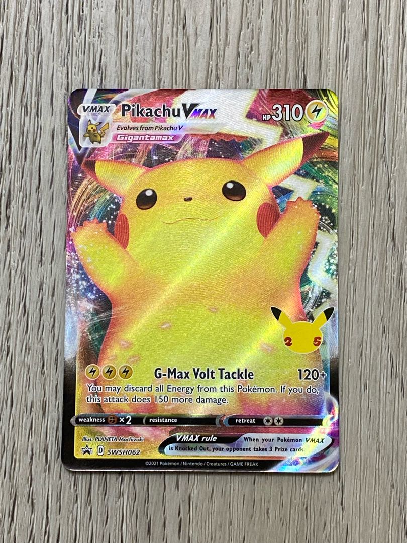 海外限定】ポケモンカード ピカチュウVMAX【25th】 1枚の通販 NBIS