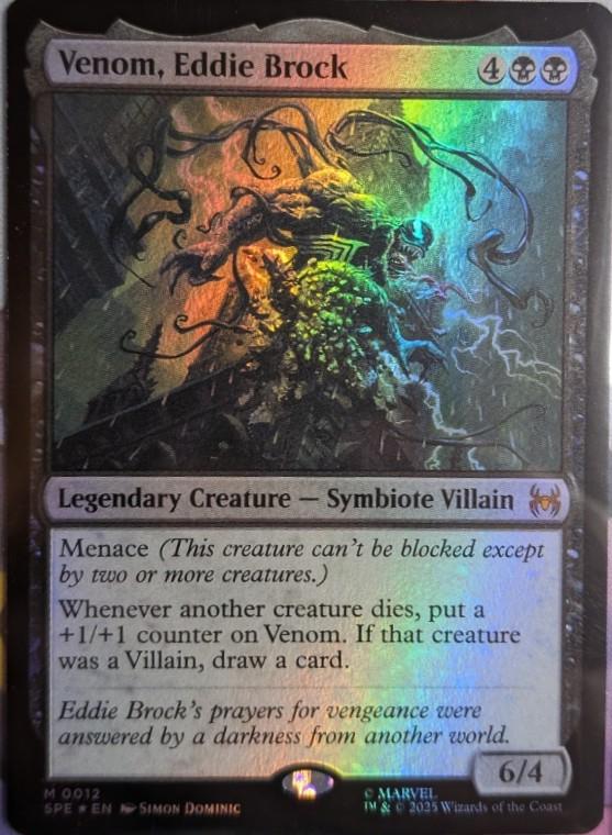 マジック：ザ・ギャザリング MTG Eddie Brock VEMOM foil Eddie Brock