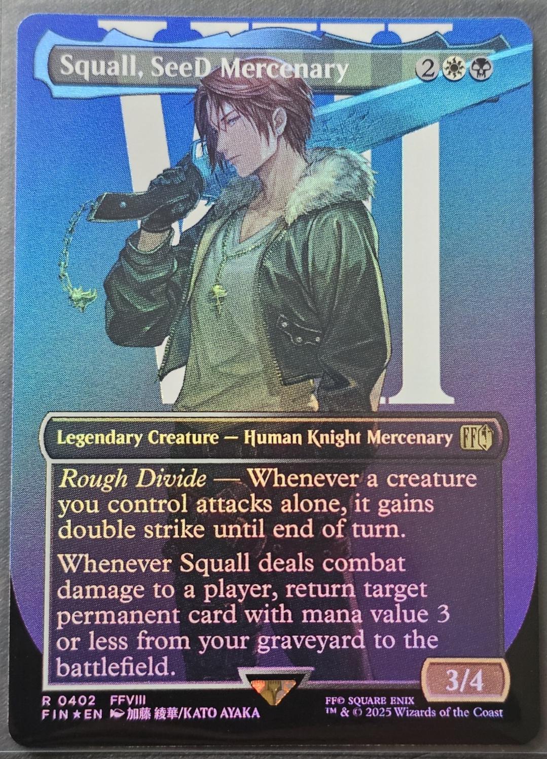 Squall, SeeD Mercenary [Borderless Foil] #402 Prices | Magic Final