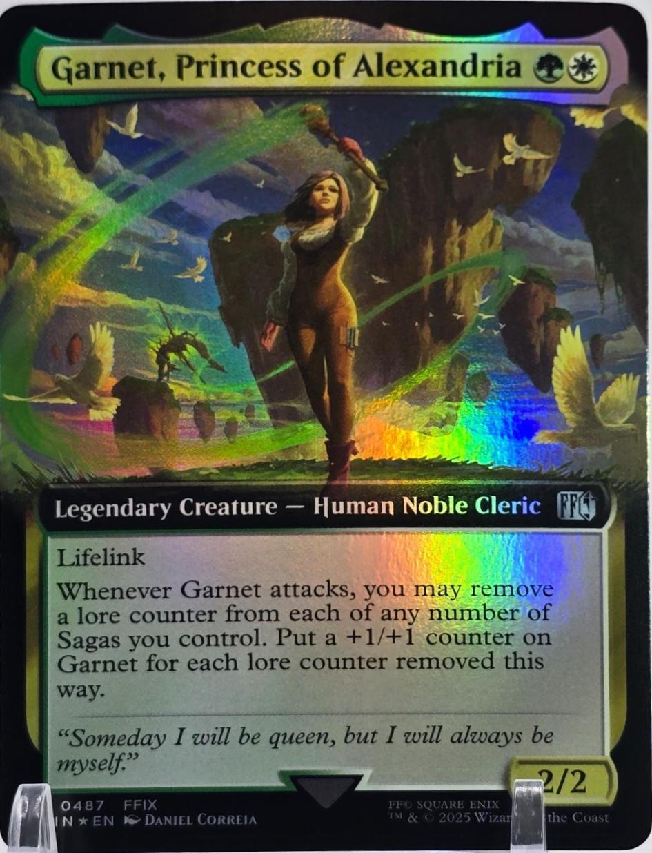 mtg アレクサンドリアの王女、ガーネット 英語 拡張foil MTG