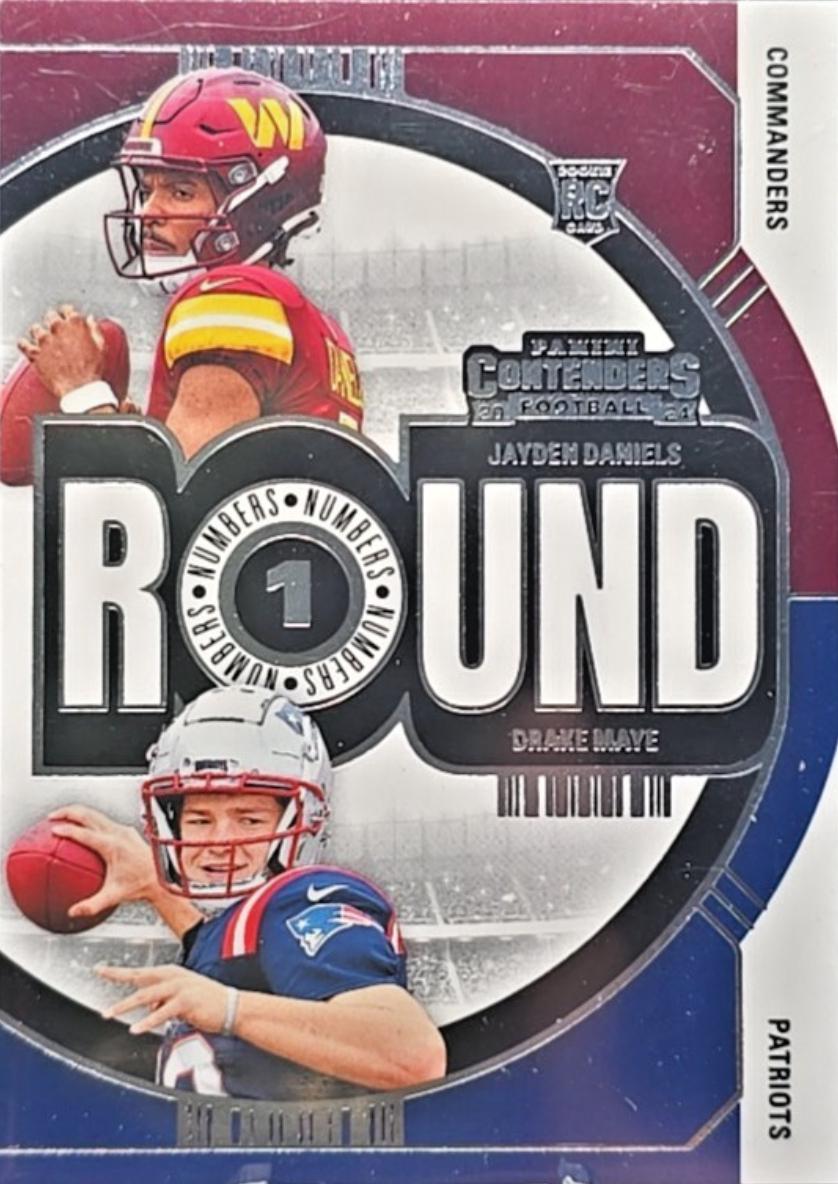 Drake Maye / Jayden Daniels #1 Prices [Rookie] | 2024 Panini