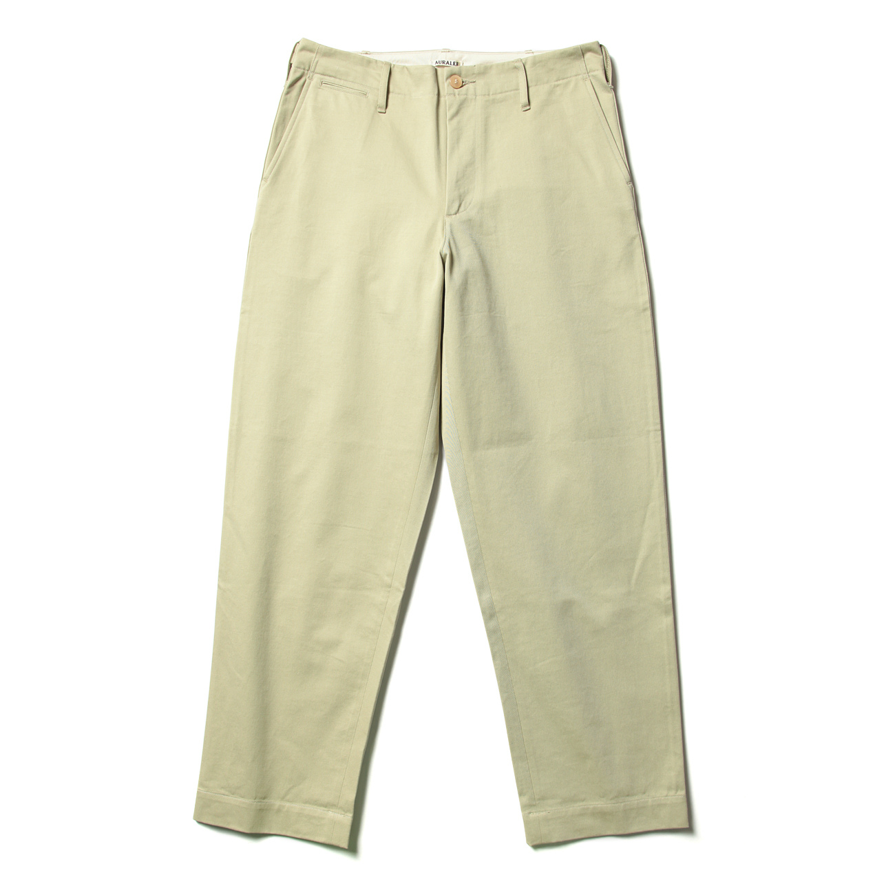 AURALEE / オーラリー | WASHED FINX LIGHT CHINO PANTS (メンズ