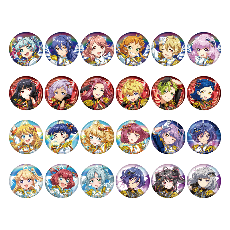 バンドリ ロック 朝日六花 Chara Expo 缶バッジ 海外 レア 4点