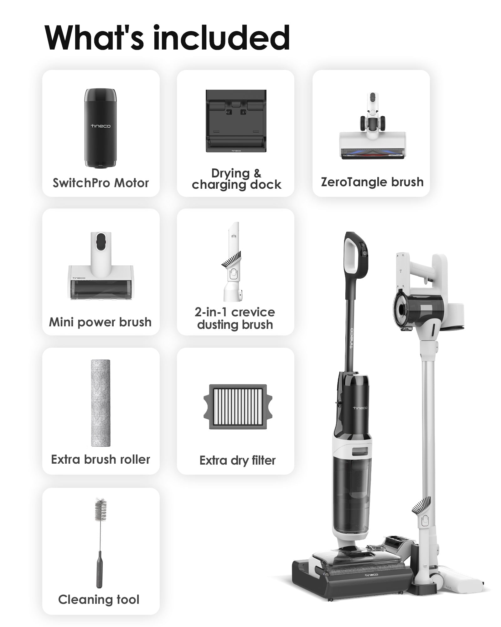 Tineco FLOOR ONE SWITCH S6 Stretch Wet Dry Vacuum Cleaner - Tineco US