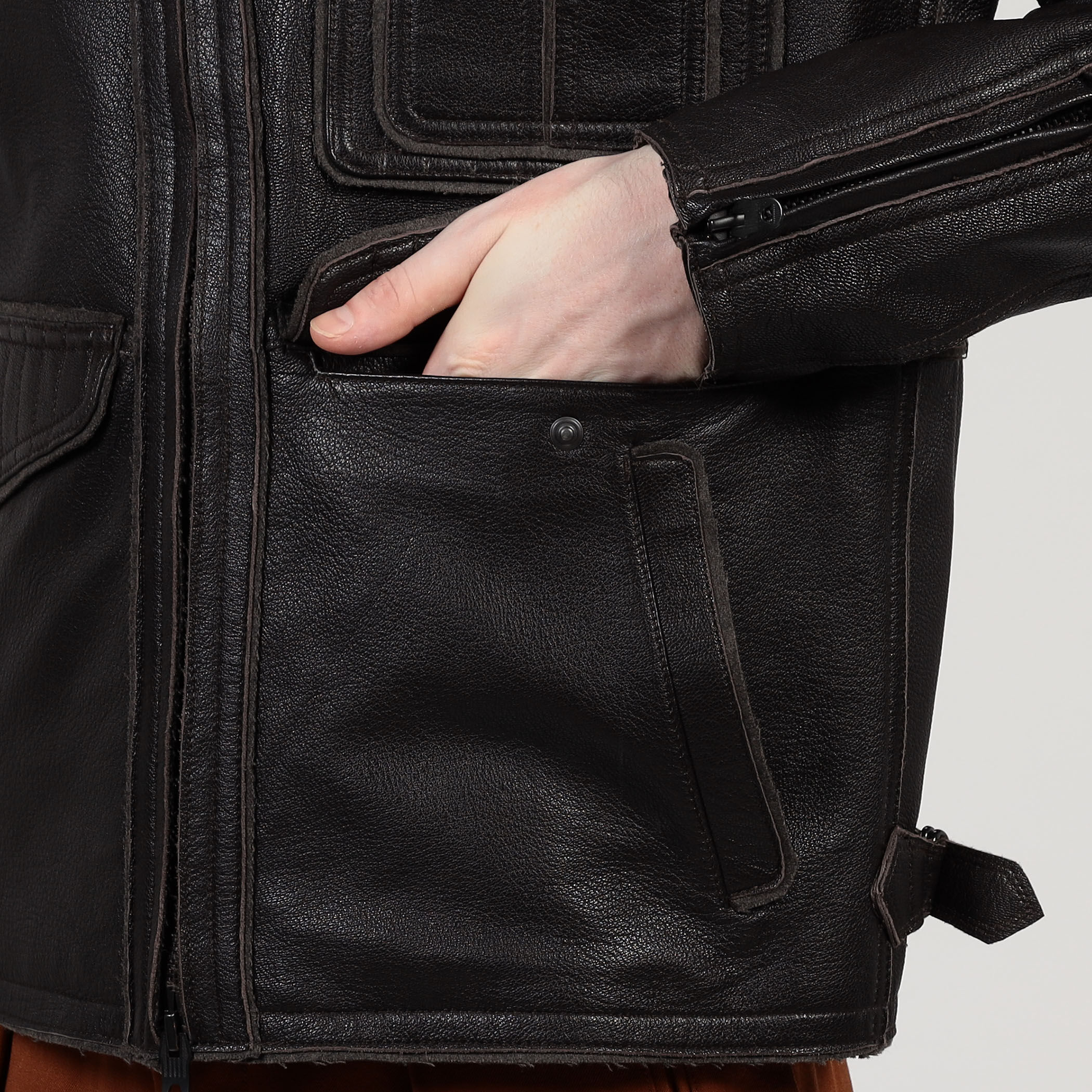 ゴートレザー ライダースジャケット｜トゥモローランド 公式通販