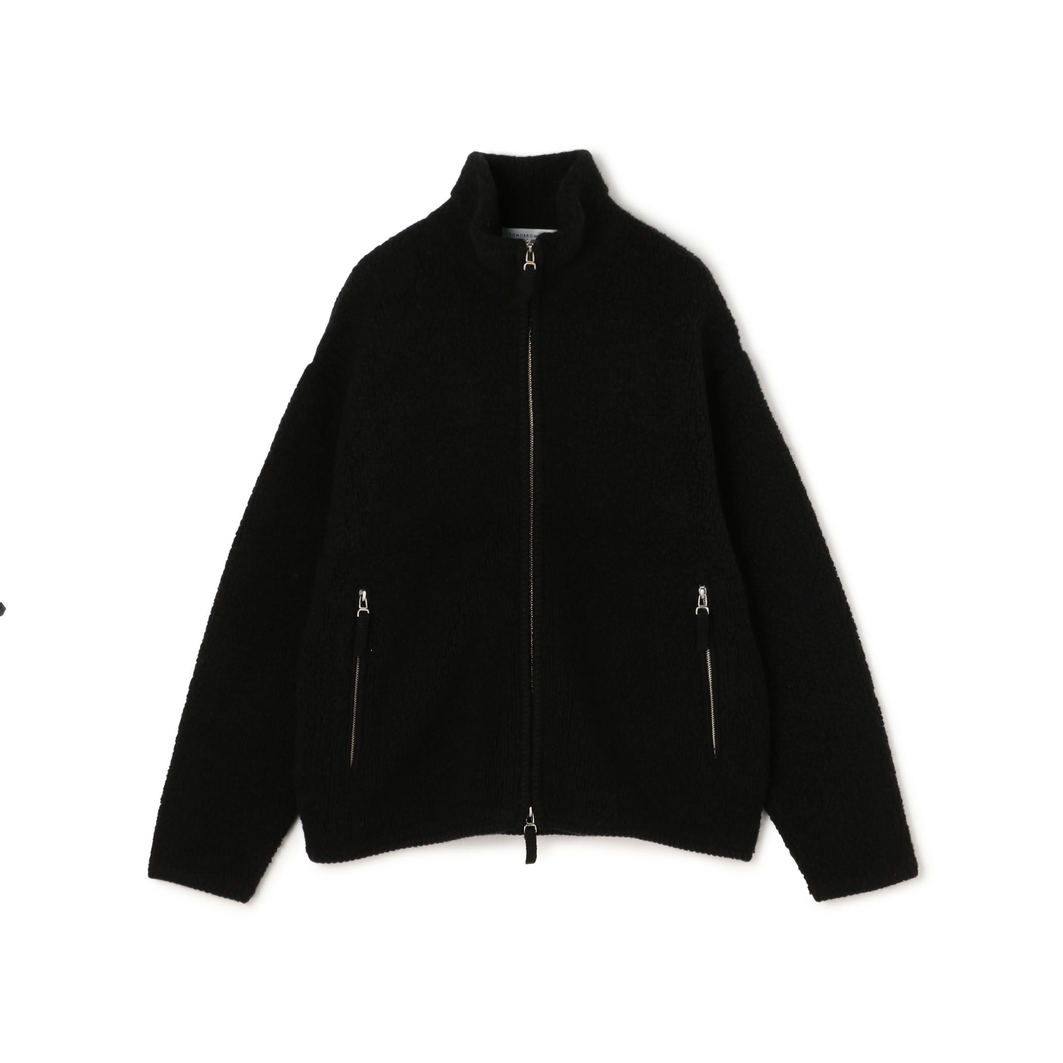 TOMORROWLAND Tricot ウールカシミヤ パイルニット ジップアップ