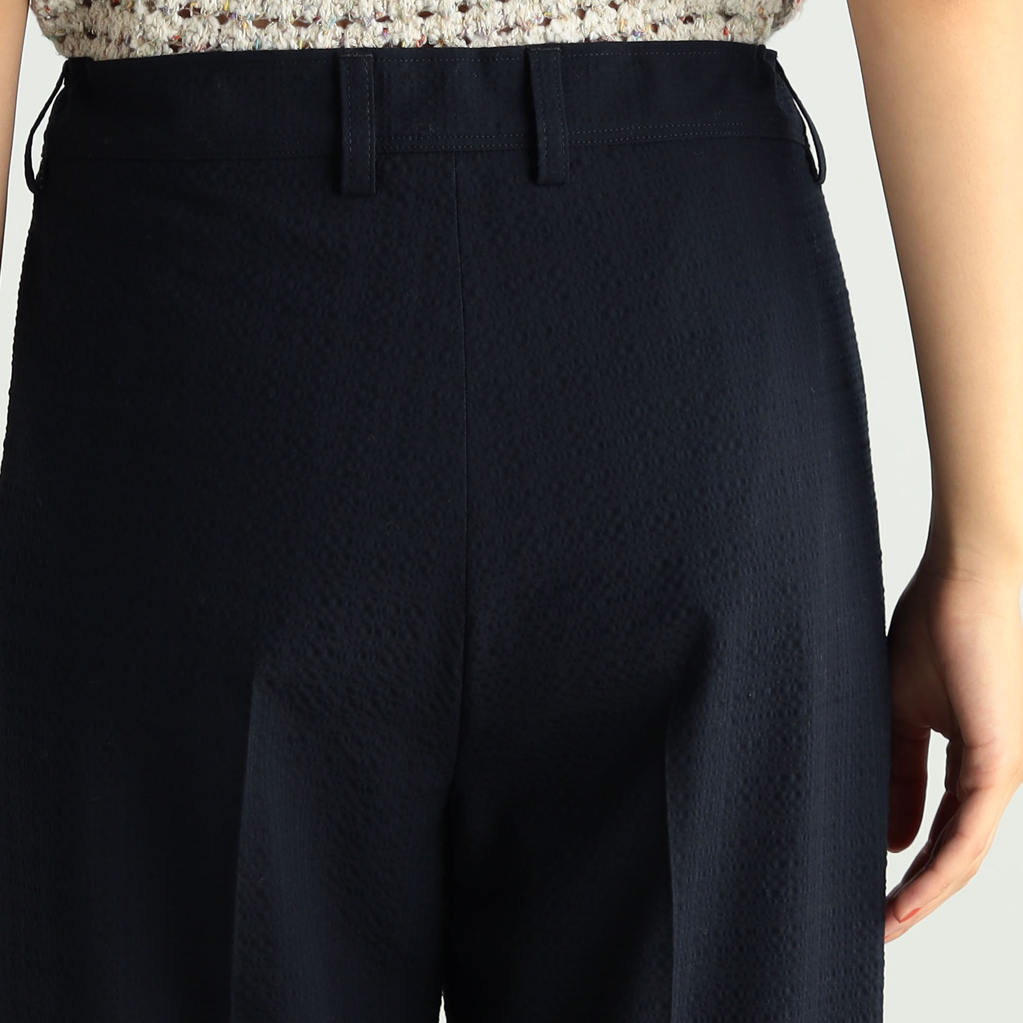 シアサッカー テーパードパンツ｜トゥモローランド 公式通販