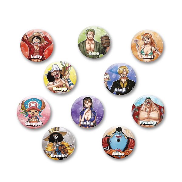 ワンピース 缶バッジ 10枚セット コンプリート 麦わらストア新宿限定