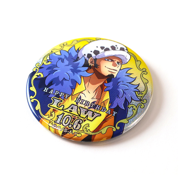 ワンピース ONEPIECE トラファルガー・ロー ロー 缶バッジ 貴重 レア