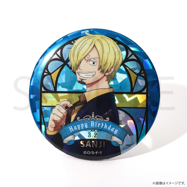 ワンピース バースデーホログラム缶バッジ バーステイ缶バッジ 2022
