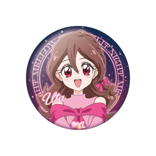 キミプリ 紫雨こころ Mellow Candlelit Night 缶バッジ キミプリ 紫雨