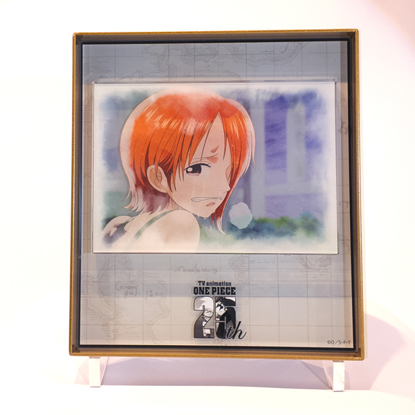 ワンピース25周年プレミアムアクリルアートフレームルフィシャンクス